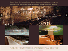 Tablet Screenshot of goldenhaven.com